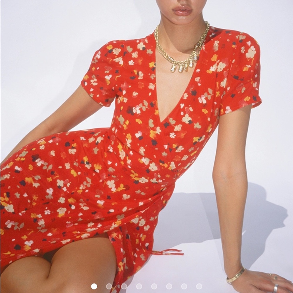 Realization teale wrap dress